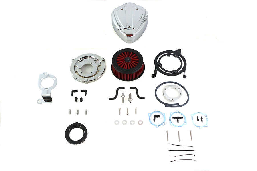 34-1528 - Siren Air Cleaner Assembly Chrome by Wyatt Gatling