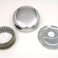34-1531 - 7  Linkert Bird J-Slot Style Air Cleaner Assembly Chrome by V-Twin