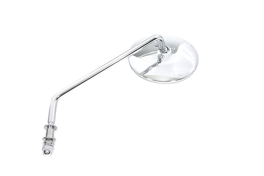 34-1569 - Round Mirror Stainless Steel with Billet Stem by Wyatt Gatling