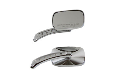 34-1574 - Oval Mirror Set Chrome by Wyatt Gatling
