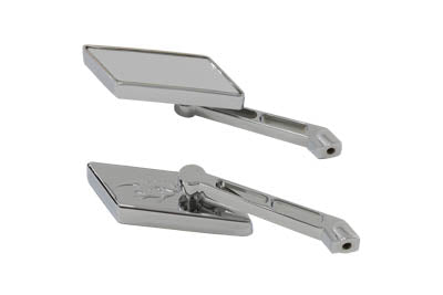 34-1577 - Parallelogram Mirror Set Chrome by Wyatt Gatling
