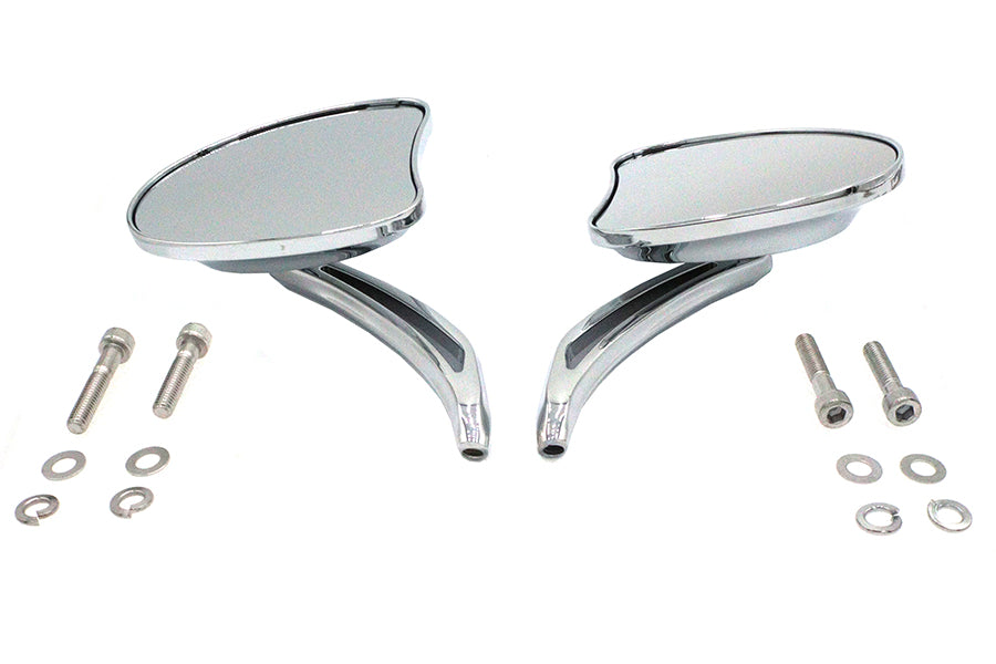 34-1598 - Mini Tapered Mirror Set with Short Slotted Stem by Wyatt Gatling