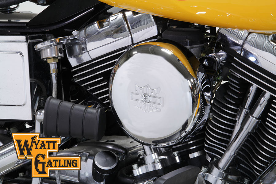 34-1605 - Chrome Wyatt Gatling Air Cleaner Assembly by V-Twin