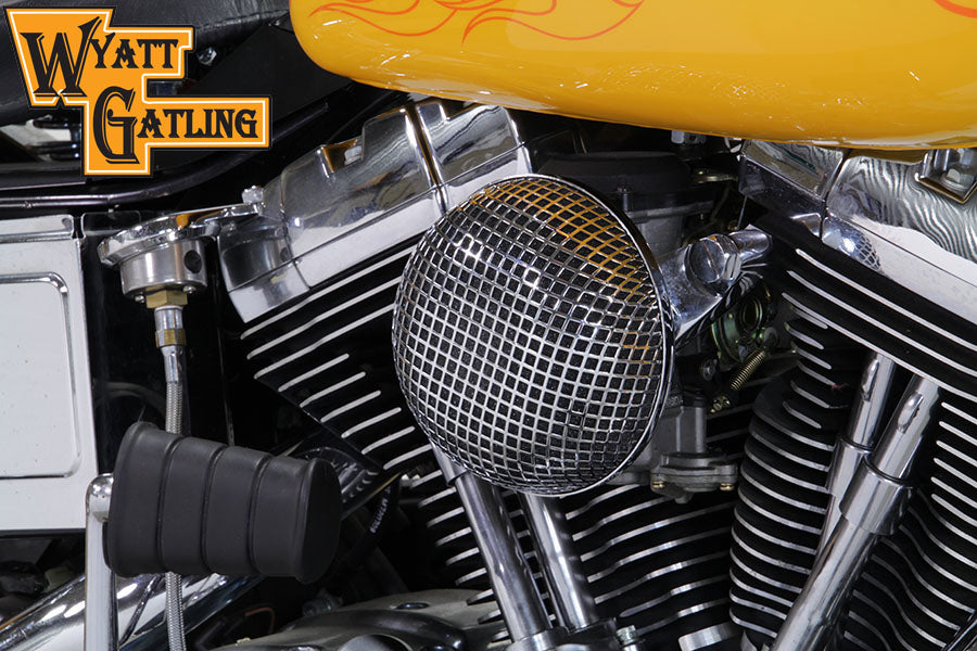 34-1608 - Chrome Wyatt Gatling Air Cleaner Assembly by V-Twin