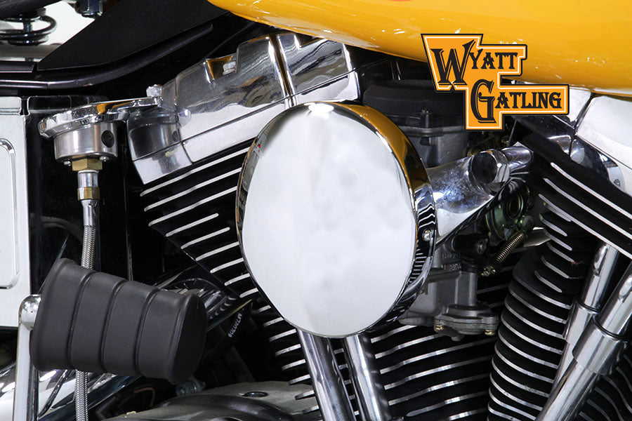 34-1612 - Chrome Wyatt Gatling Air Cleaner Assembly by V-Twin