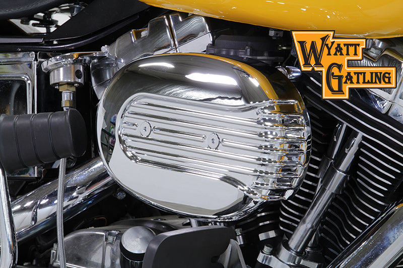 34-1613 - Chrome Wyatt Gatling Air Cleaner Assembly by V-Twin