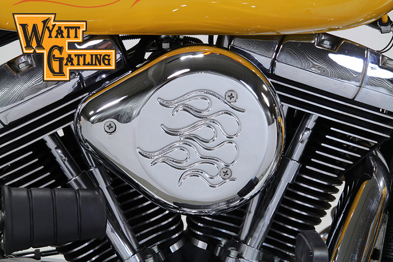 34-1622 - Chrome Wyatt Gatling Air Cleaner Assembly by V-Twin