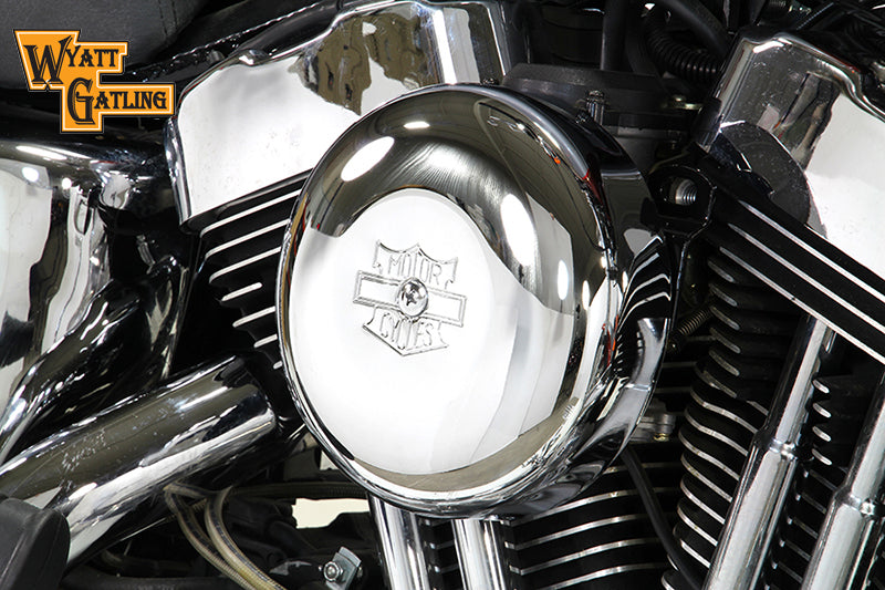 34-1685 - Chrome Wyatt Gatling Air Cleaner Assembly by V-Twin