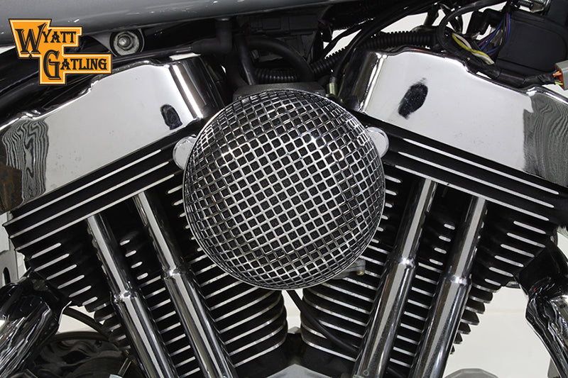 34-1688 - Chrome Wyatt Gatling Air Cleaner Assembly by V-Twin