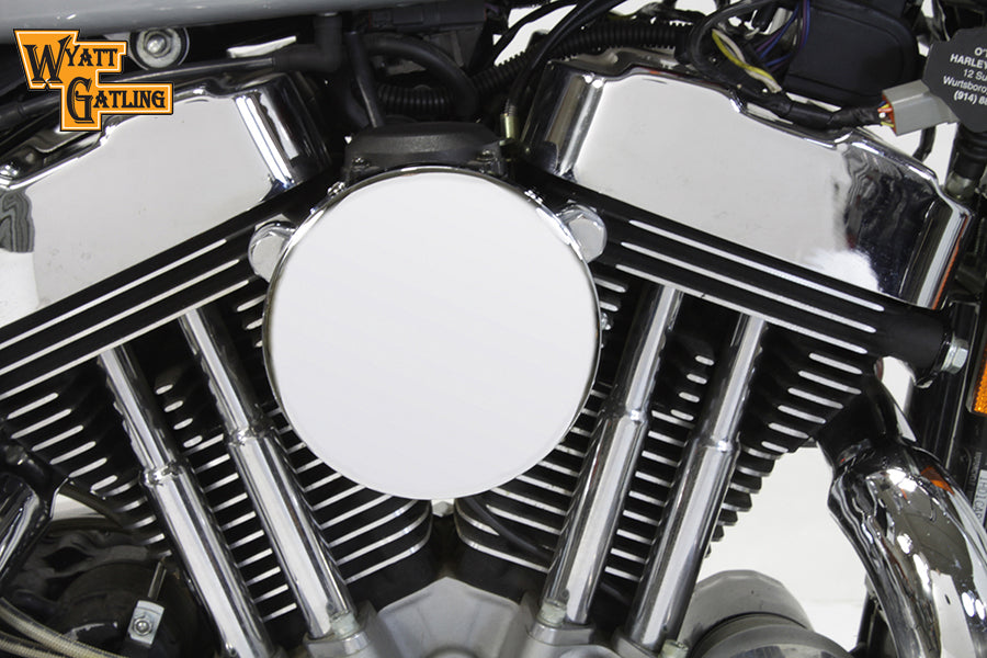34-1692 - Chrome Wyatt Gatling Air Cleaner Assembly by V-Twin