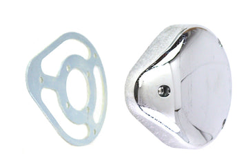 5 inch Teardrop Linkert Cover Kit Chrome