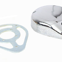 5 inch Teardrop Linkert Cover Kit Chrome