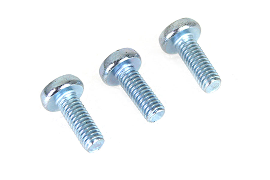 34-1803 - Panhead Phillips Screw Set Zinc Plated by V-Twin