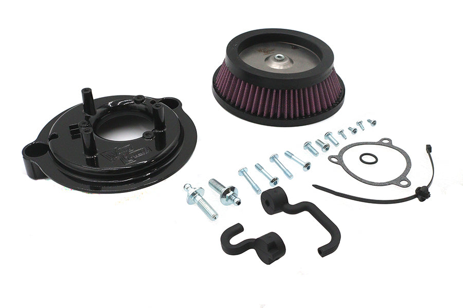 34-1870 - Performance Round High Flow Air Cleaner Kit by V-Twin