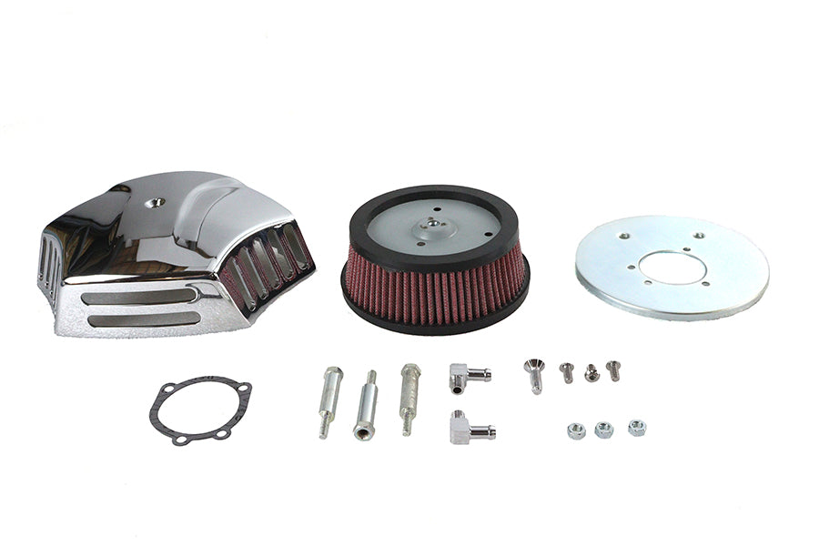 34-1882 - V-Force Air Cleaner Kit Chrome Billet by Wyatt Gatling