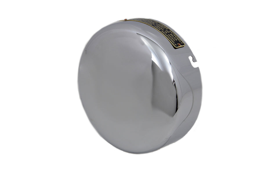 34-1886 - 6 inch Chrome Air Cleaner Cover by Wyatt Gatling