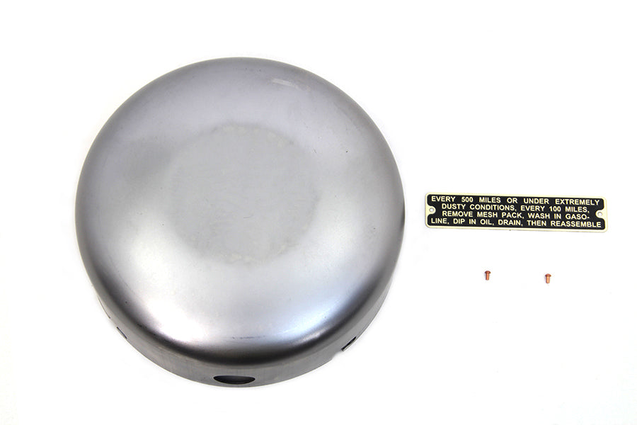 34-1890 - Raw 6 inch Air Cleaner Cover by Wyatt Gatling