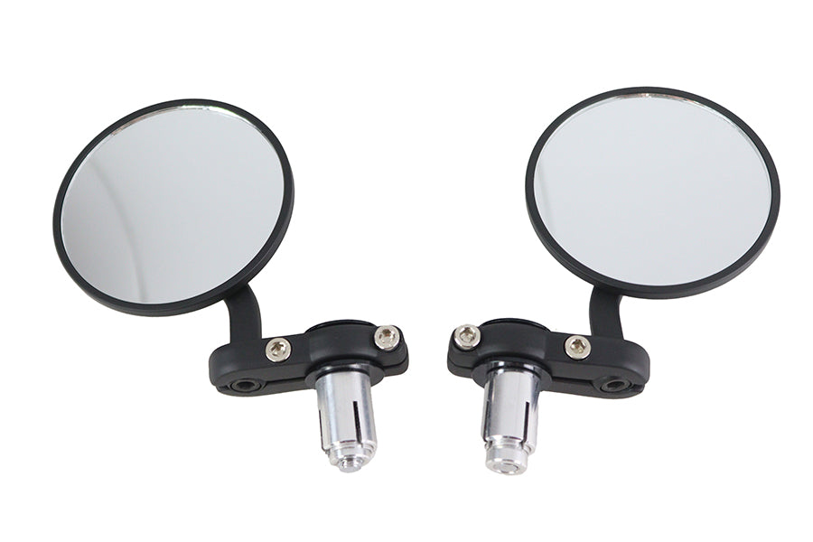 34-1971 - Cafe Style Mirror Set Black by Wyatt Gatling