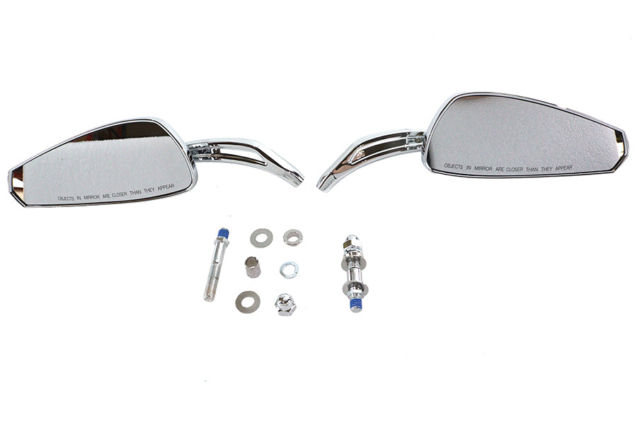 34-2141 - Wyatt Gatling Teardrop Mirror Set Chrome by Wyatt Gatling