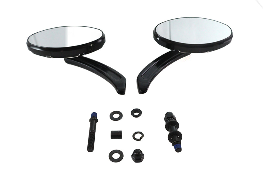 34-2142 - Wyatt Gatling Oblong Mirror Set Black by Wyatt Gatling