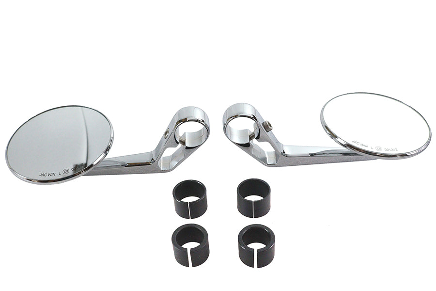 34-2145 - Wyatt Gatling Round Mirror Set Chrome by Wyatt Gatling