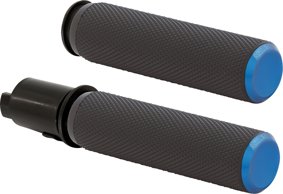 ARLEN NESS Knurled Grips - TBW - Blue 500-053