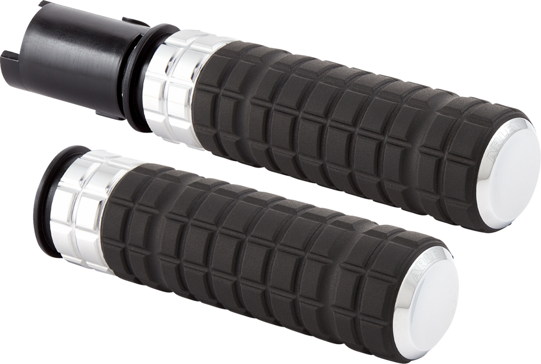 ARLEN NESS SpeedLiner Grips - TBW - Chrome 500-063