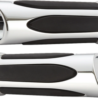 ARLEN NESS Deep Cut Comfort Series Grips - TBW - Chrome 500-070