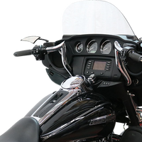PAUL YAFFE BAGGER NATION Pre-Wired Handlebar - Monkey Bar - 8" - Chrome PYO:MBBPW-8 C