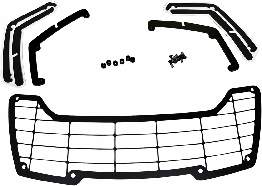 DRAG SPECIALTIES Headlight Guard - Black - Pan America L20-0630
