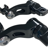 DRAG SPECIALTIES Passenger Peg Mount - Adjustable - Black 63190B