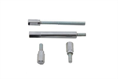35-0029 - Shorty Float Bowl Screw Set Chrome by V-Twin