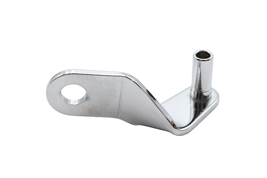 35-0208 - Chrome Carburetor Cable Support Bracket by V-Twin