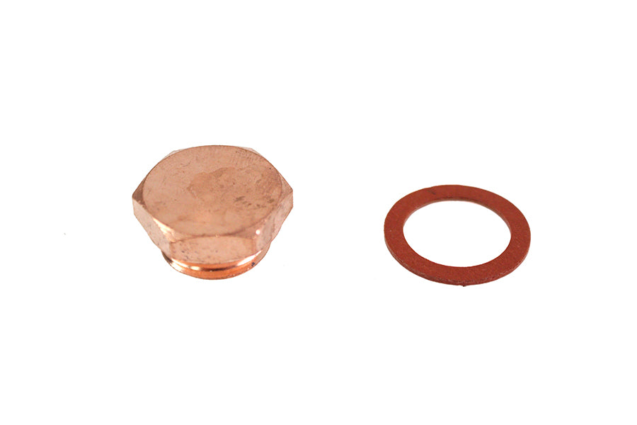 35-0250 - Brass Linkert Carburetor Float Bowl Cap by V-Twin