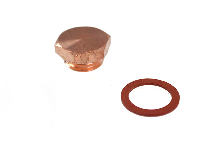 35-0250 - Brass Linkert Carburetor Float Bowl Cap by V-Twin