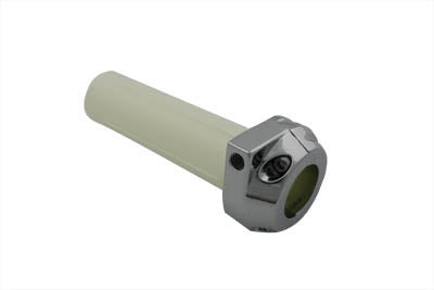 35-0253 - Chrome Handlebar Throttle Clamp and Tube Set by Sifton