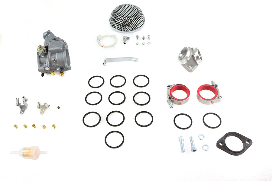 35-0292 - OKO 1-7/8  Shorty Carburetor Kit Natural by V-Twin