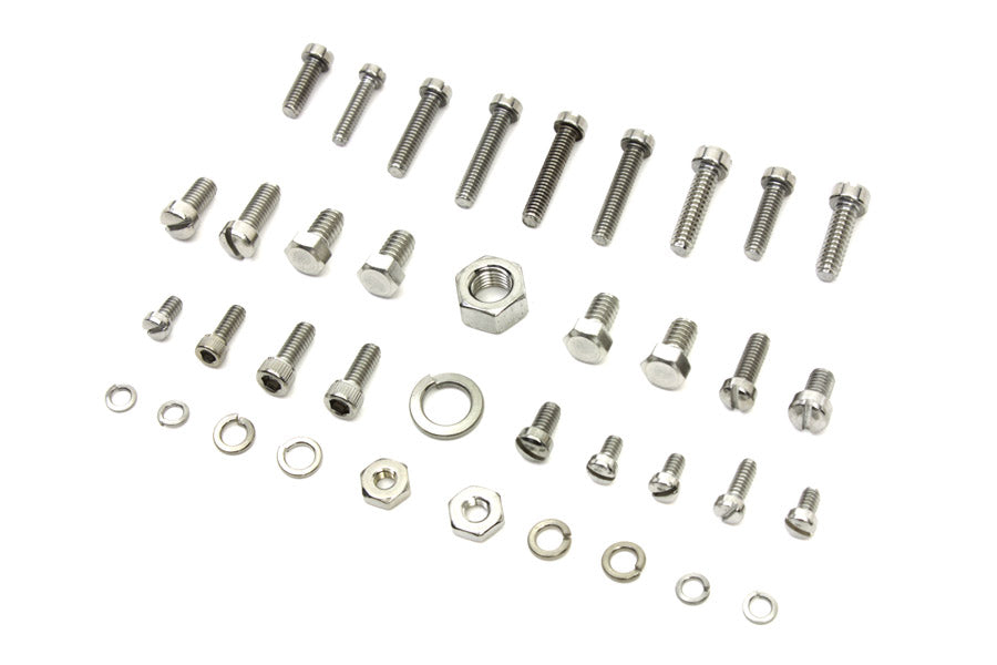 35-0341 - Linkert Carburetor Screw Kit Zicad Plated by V-Twin