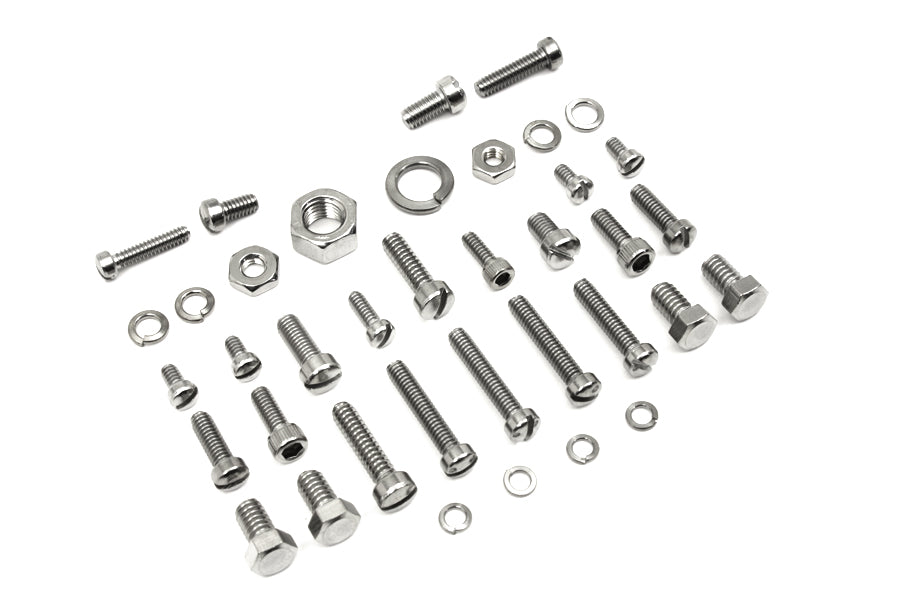 35-0341 - Linkert Carburetor Screw Kit Zicad Plated by V-Twin