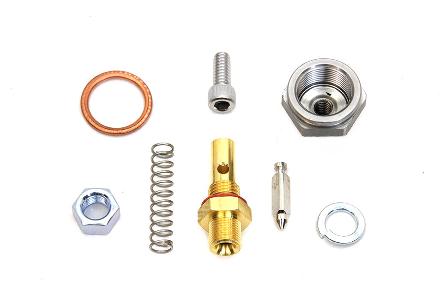 35-0366 - Lock Nut with Linkert Needle and Seat Kit Zinc by V-Twin