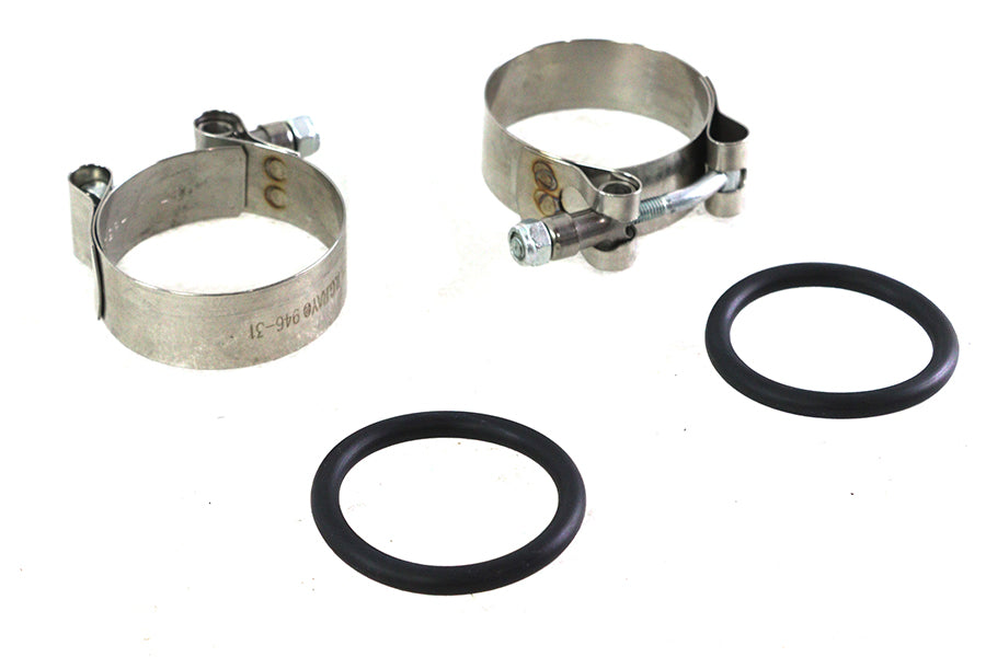 35-0415 - Power Intake Manifold Clamp Kit with O-Rings by V-Twin