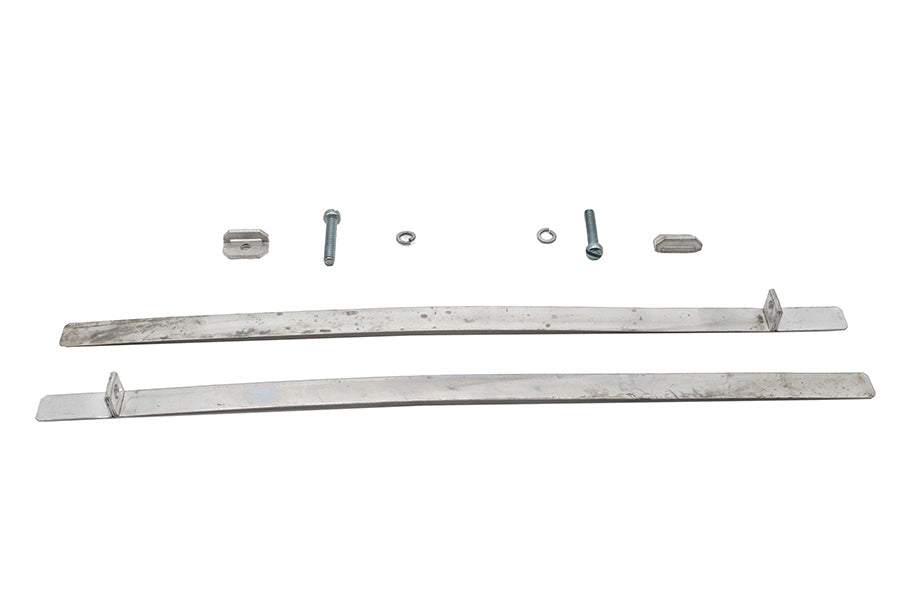35-0417 - Replica Cadmium Intake Manifold Clamp Set by V-Twin