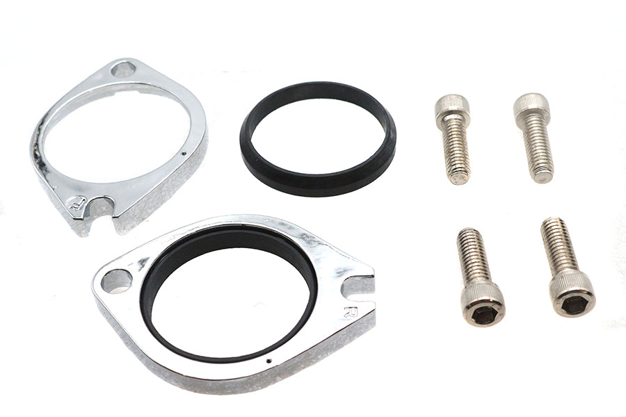 35-0427 - Intake Manifold Flange Kit Chrome by V-Twin