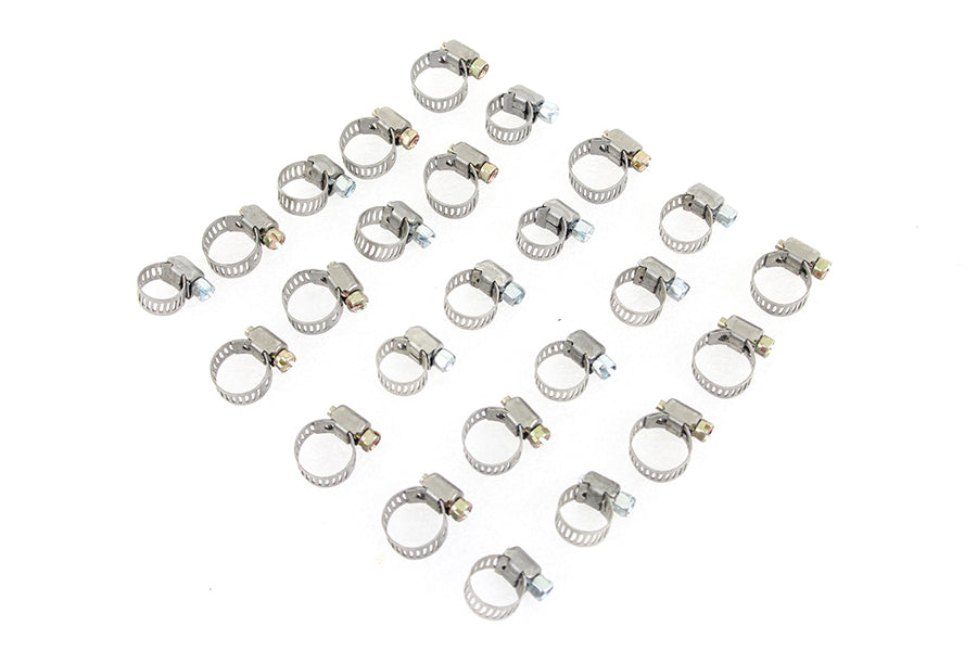 35-0442 - Fuel Line Hose Clamp Stainless Steel by V-Twin