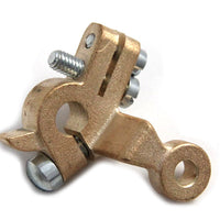 35-0445 - Brass Knucklehead Carburetor Throttle Lever by V-Twin