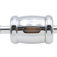 35-0544 - Billet Fuel Filter Chrome by V-Twin