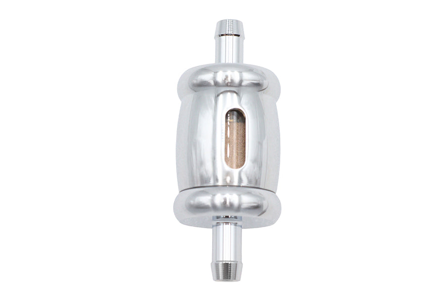 35-0544 - Billet Fuel Filter Chrome by V-Twin