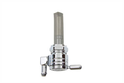 35-0593 - Chrome Sifton Ball Petcock with Downward Outlet and Nut by Sifton