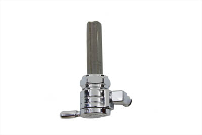 35-0595 - Chrome Sifton Ball Petcock with Forward Outlet and Nut by Sifton