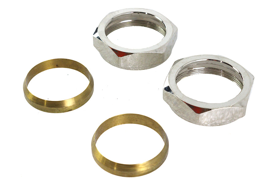 Nickel Plated Intake Manifold Nut and Seal Kit